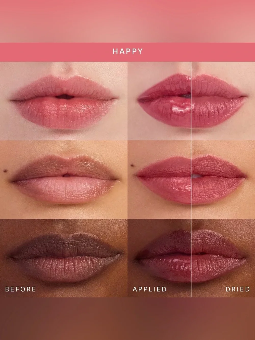 Rare Beauty Soft Pinch Tinted Lip Oil - Happy ( cool pink). NIB ✨
